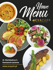 Nowe menu Evapark