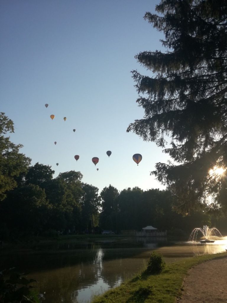 Lot balonem - konkurs Uzdrowiska Nałęczów