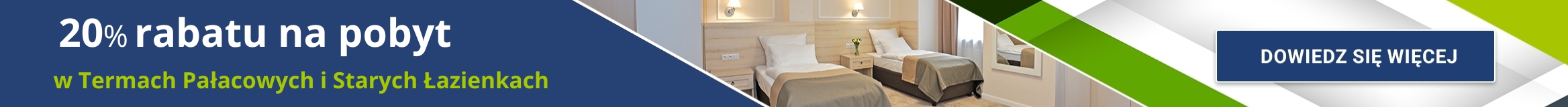 20 rabatu na pobyt
